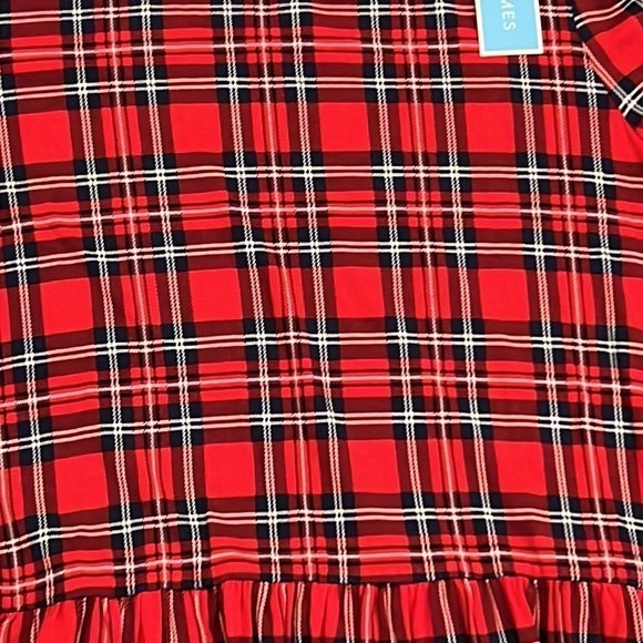 ⭐️ New Draper James Kitty Knit Angie Plaid Dress Size 1X - Picture 4 of 10